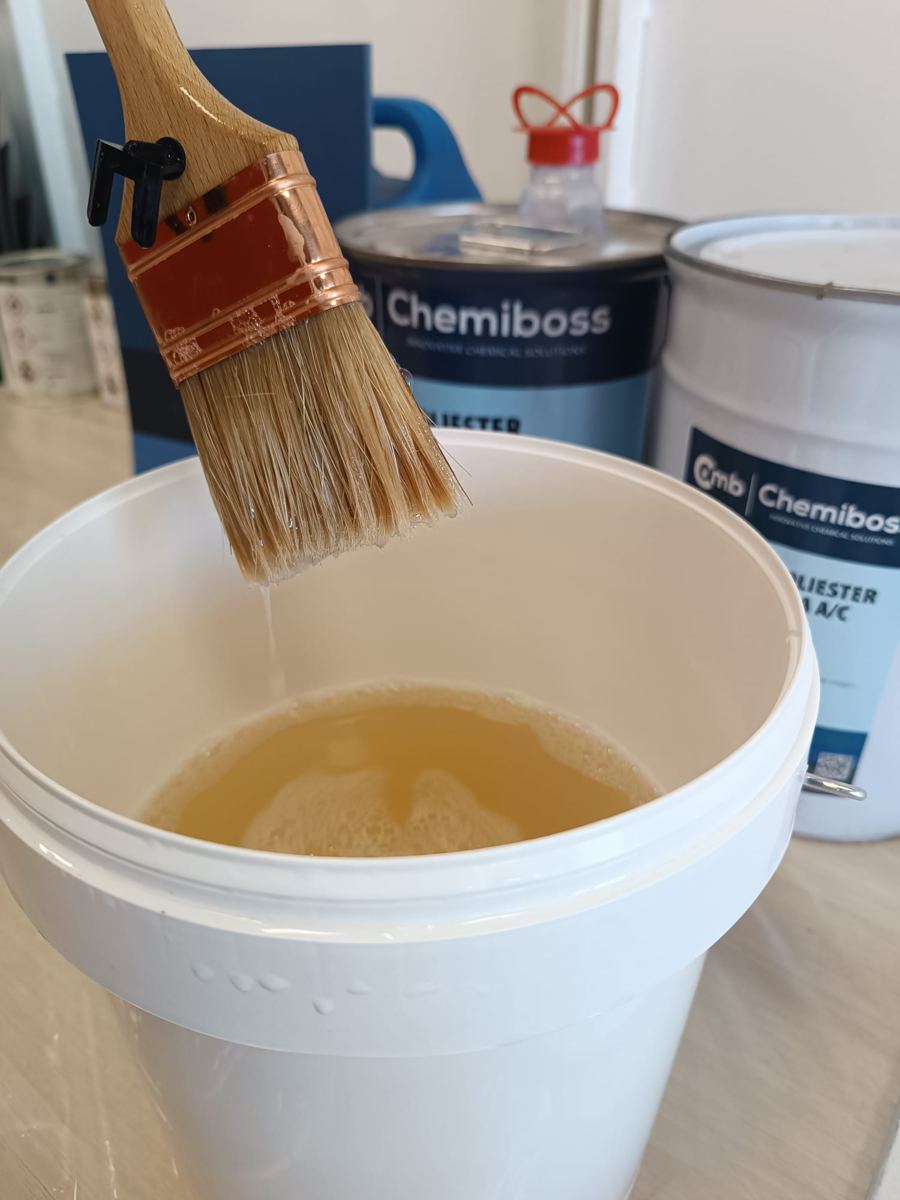 Preparación de la mezcla de limpieza